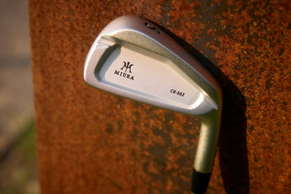 Miura CB-302 White Chrome Iron Set
