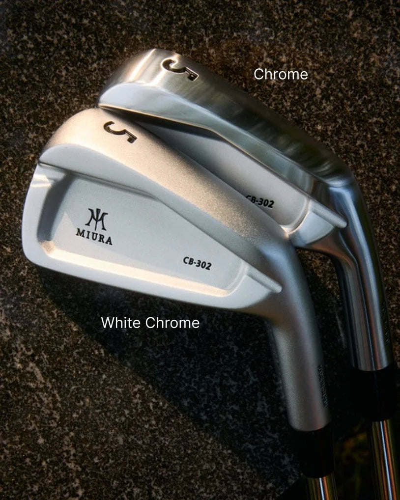 Miura CB302 White Chrome Irons - Build Your Set